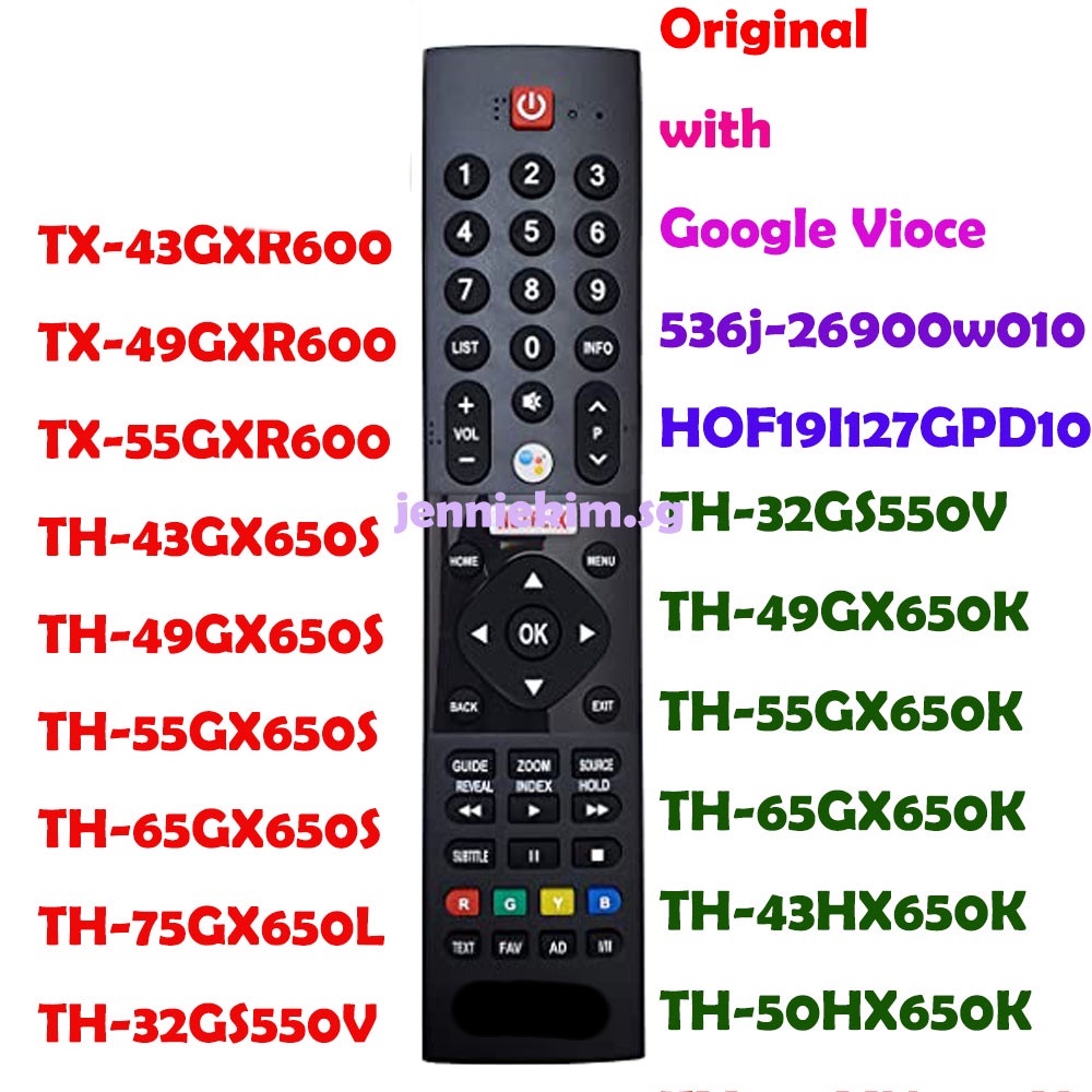 NEW 4K Smart Android TV Remote Control Original with Google Vioce 536j