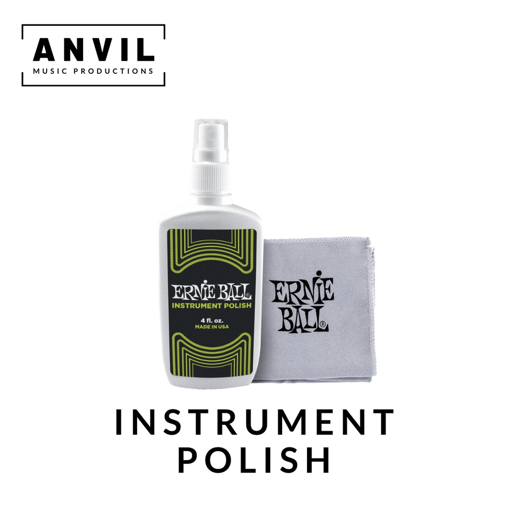 Ernie Ball Instrument Polish with Cloth Shopee Singapore
