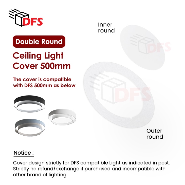 DFS Ceiling Light Cover. Replacement for DFS Ceiling Light Casing ONLY