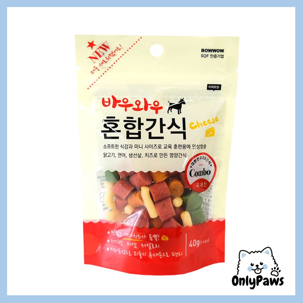 (5 FOR 10 + FREE GIFT) BowWow Mixed Snack/Jerky Dog Treats / Mix Snack