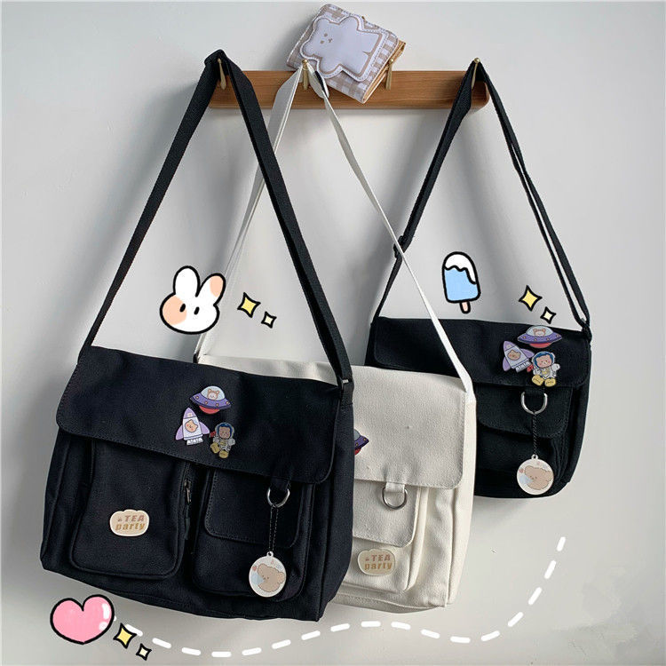 GD Japanese Harajuku Cute Student One-shoulder Messenger Canvas Bag New ...