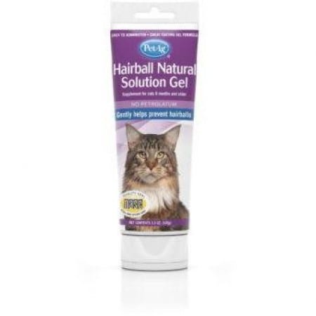 PetAg Hairball Natural Solution Gel Supplement for Cats 3.5oz(100g ...