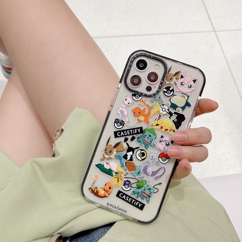 Pokemon Casetify Clear Phone Case for iPhone 16 15 14 13 12 11 Pro Max Mini  X XS XR 6 6s 7 8 Plus | Shopee Singapore