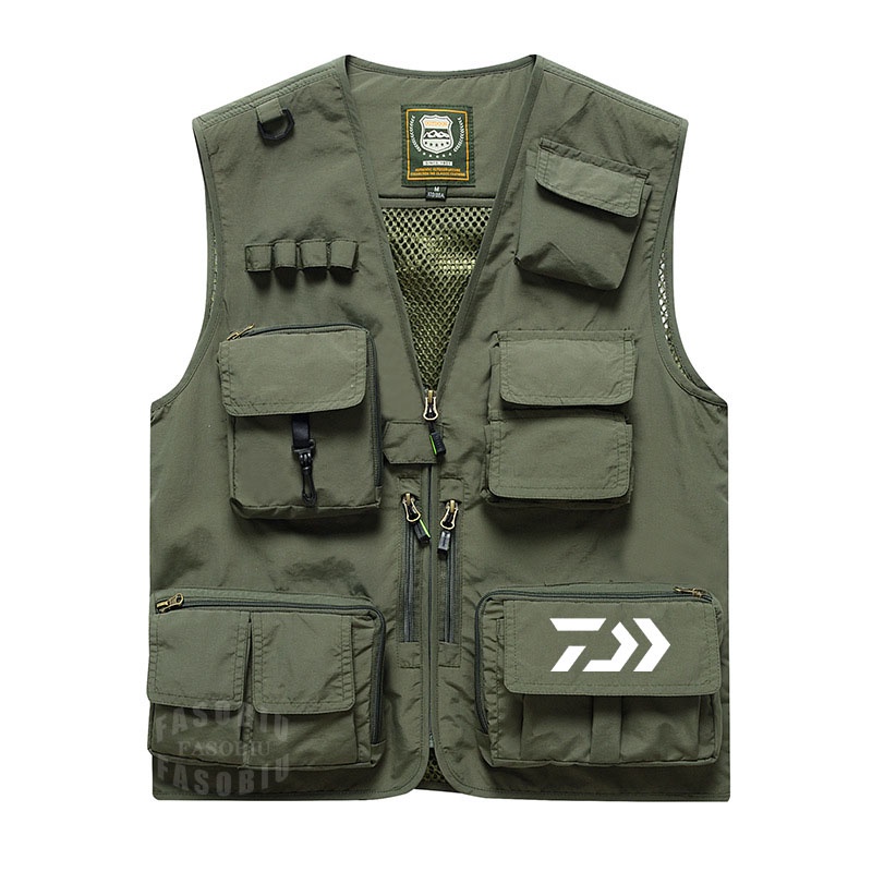 Ultra-light Fishing Vest Men Women Breathable Adjustable Waistcoat with  Pockets D Rings for Boating Kayaking Fishing