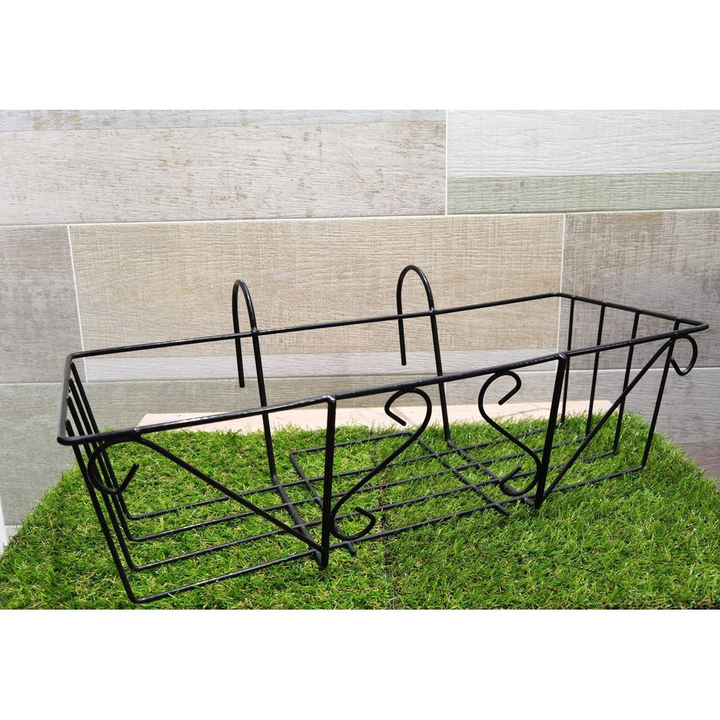 [Local Seller] European Rectangular Hanging Plant Iron Racks/Corridor ...