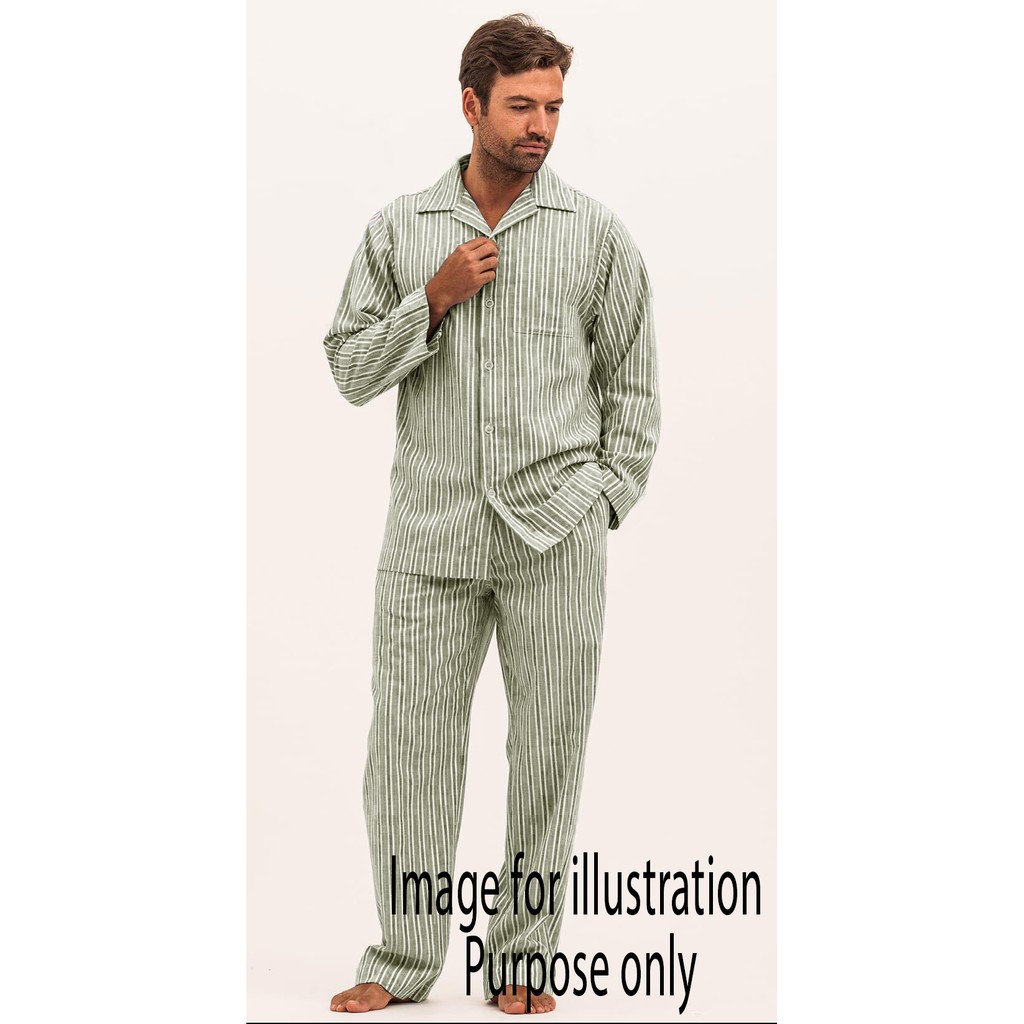 Men's Pyjamas Clothing Long Sleeve Man Vintage Pajamas Set Old