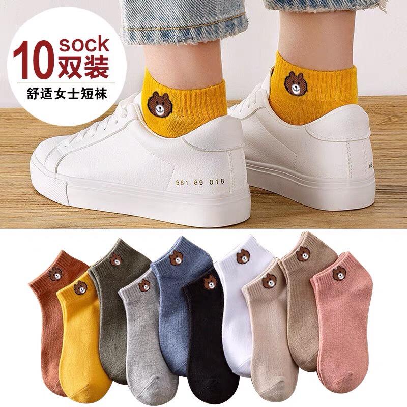 [10 pairs Bundle Deal] Woman Size Fashion Design Socks | Shopee Singapore