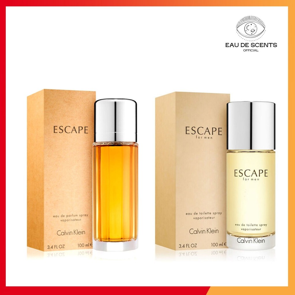 CALVIN KLEIN CK ESCAPE MEN EDT WOMAN EDP 100ML Shopee Singapore