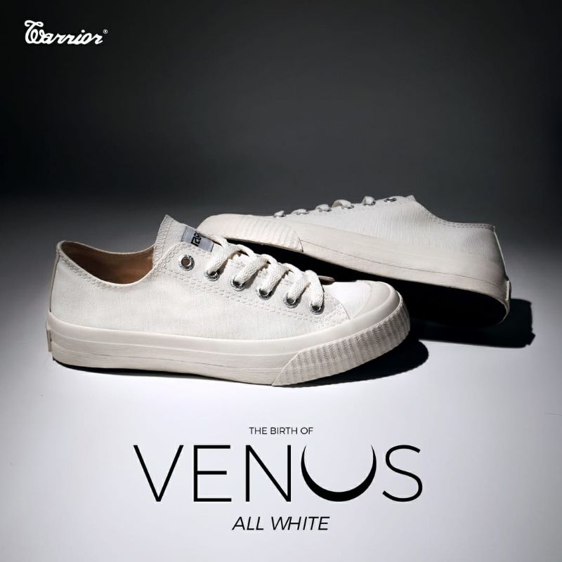 Sepatu Warrior Venus White LC - Sepatu Warrior Putih