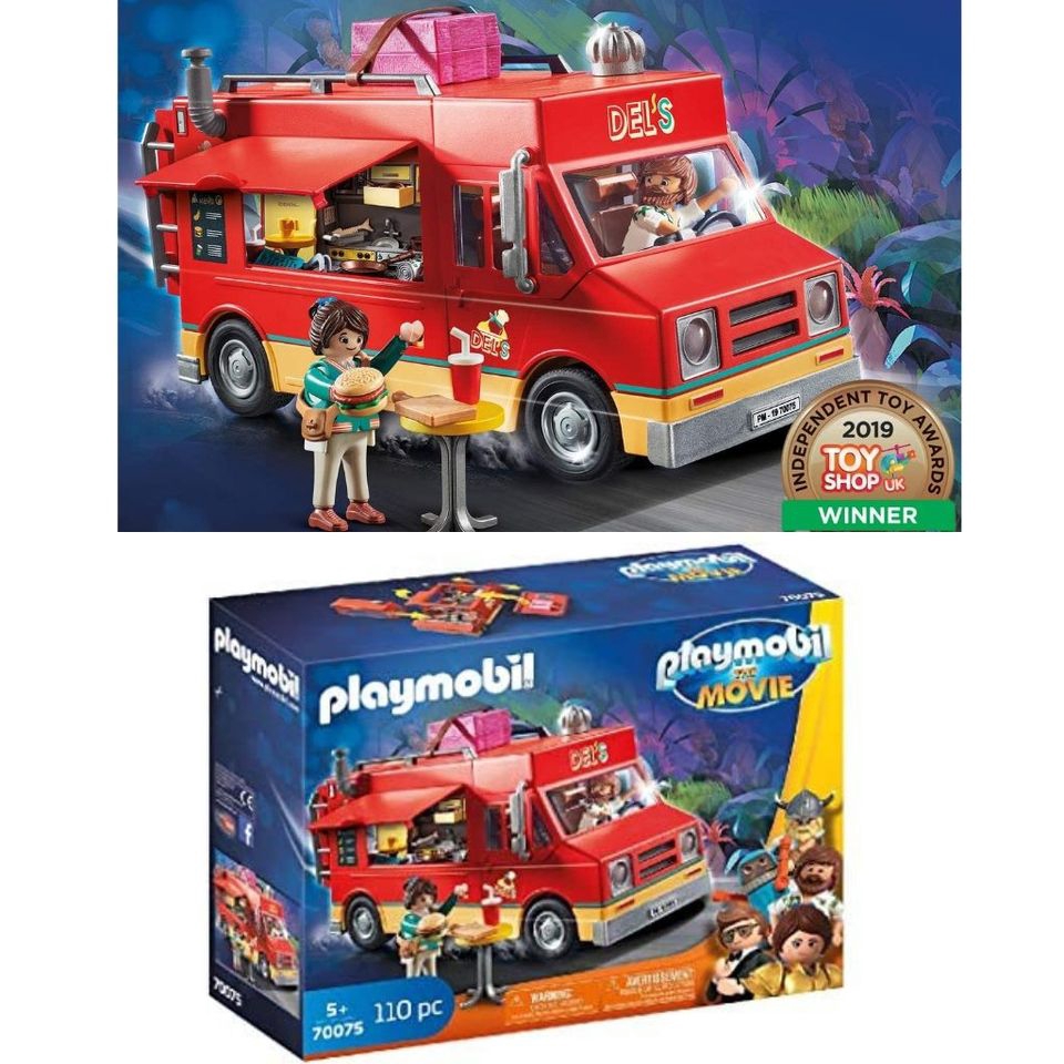 BNIB PLAYMOBIL Adventure 70075 Del s Food Truck Playset Playmobil The Movie Shopee Singapore