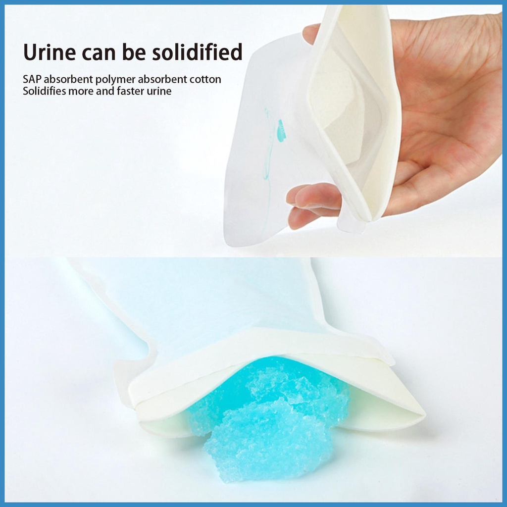 Emergency Urine Bag 4Pcs Disposable Urinal Bags Unisex For Travel ...