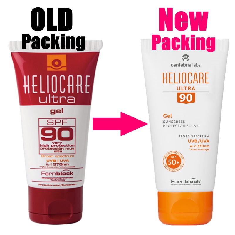 Heliocare Ultra Gel SPF 90 High Protection Sunblock Suncreen for Sensitive Skin Pigmentation