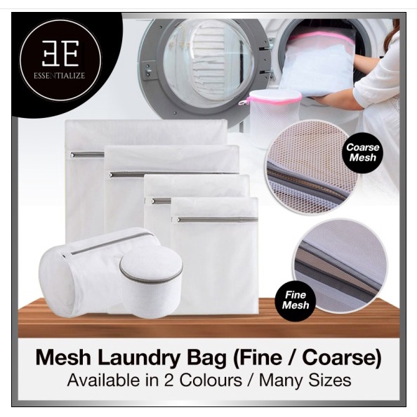 Mesh Laundry Bag Polyester Laundry Wash Bags Coarse Net Laundry