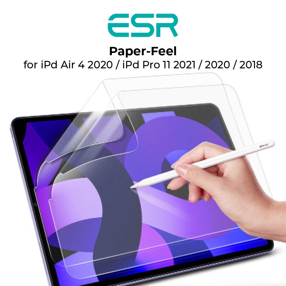 ESR Paper-Feel for iPad Air 4/Air 5/iPad Pro 11 2021/2020/2018 / iPad ...