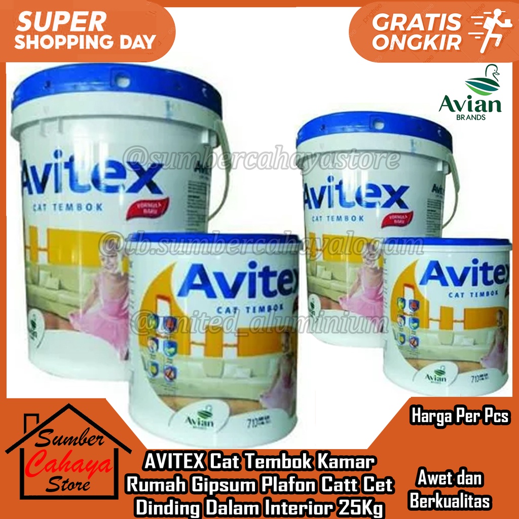 AVITEX Paint 25kg Gypsum Ceiling Wall Paint for Home Rooms, Ceilings ...