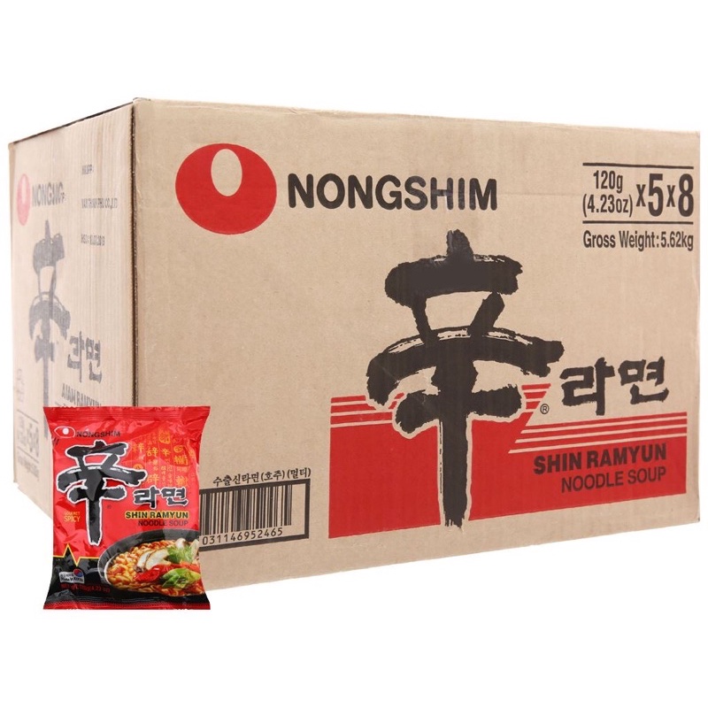 Nongshim SHIN RAMYUM NOODLES (40 packs) | Shopee Singapore