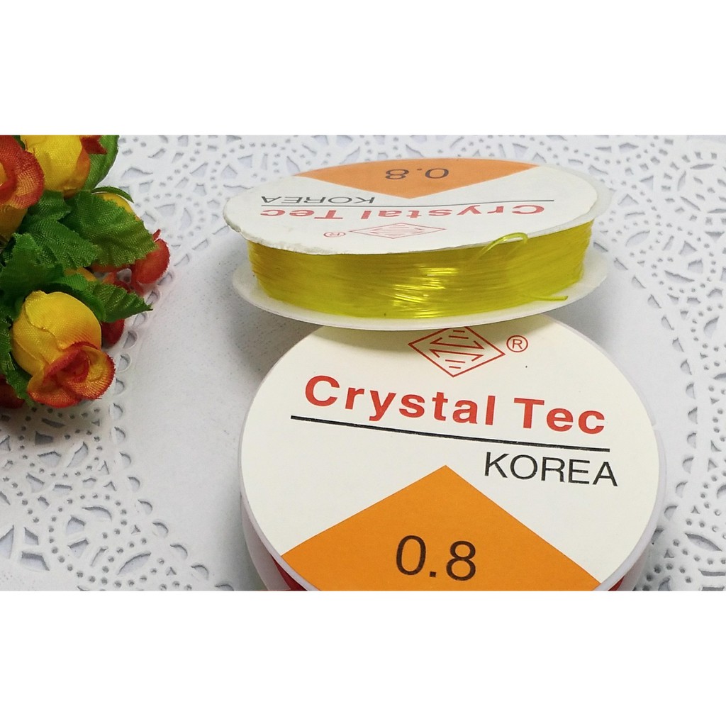 Elastic String 0.8mm Roll Yellow | Shopee Singapore