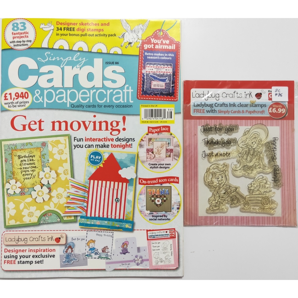 [USED] [SC 086] [With Free Clear Stamps (Used)] Simply Cards