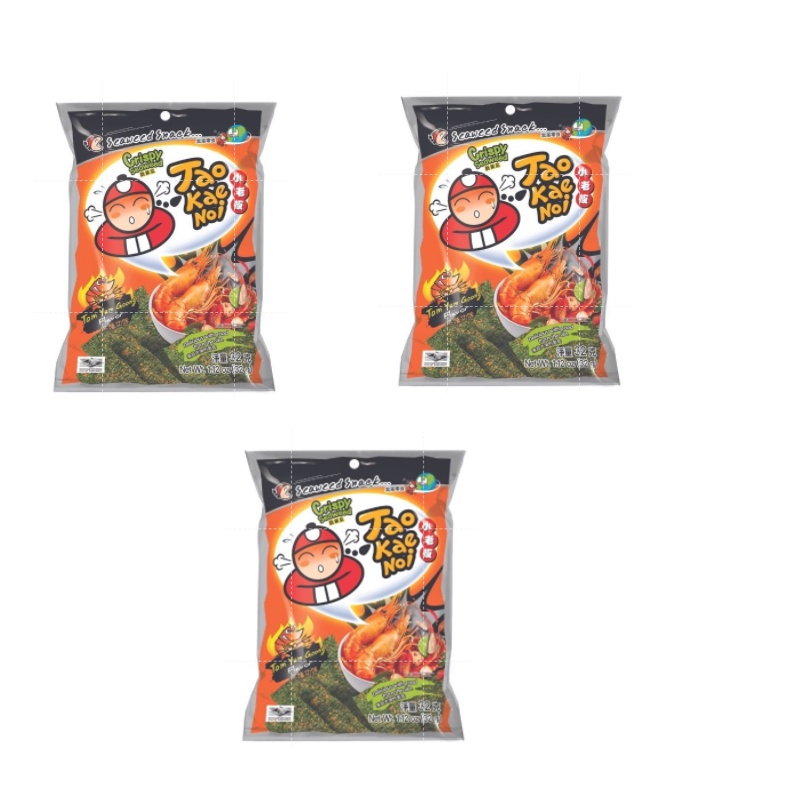 Bundle Of Tao Kae Noi Crispy Seaweed Tom Yum Goong G Halal Shopee Singapore