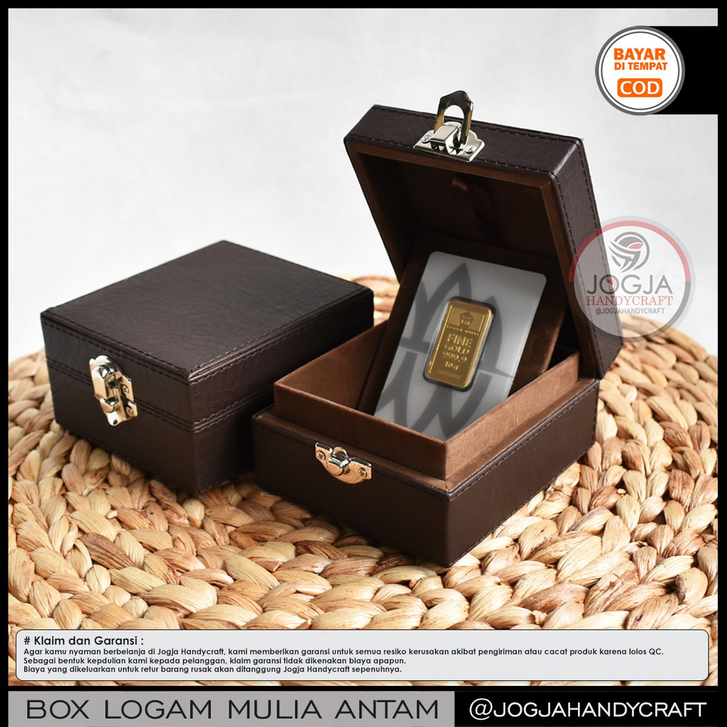 Premium Antam Precious Metal Box with Sewing Antam CertiEye Gold Box ...