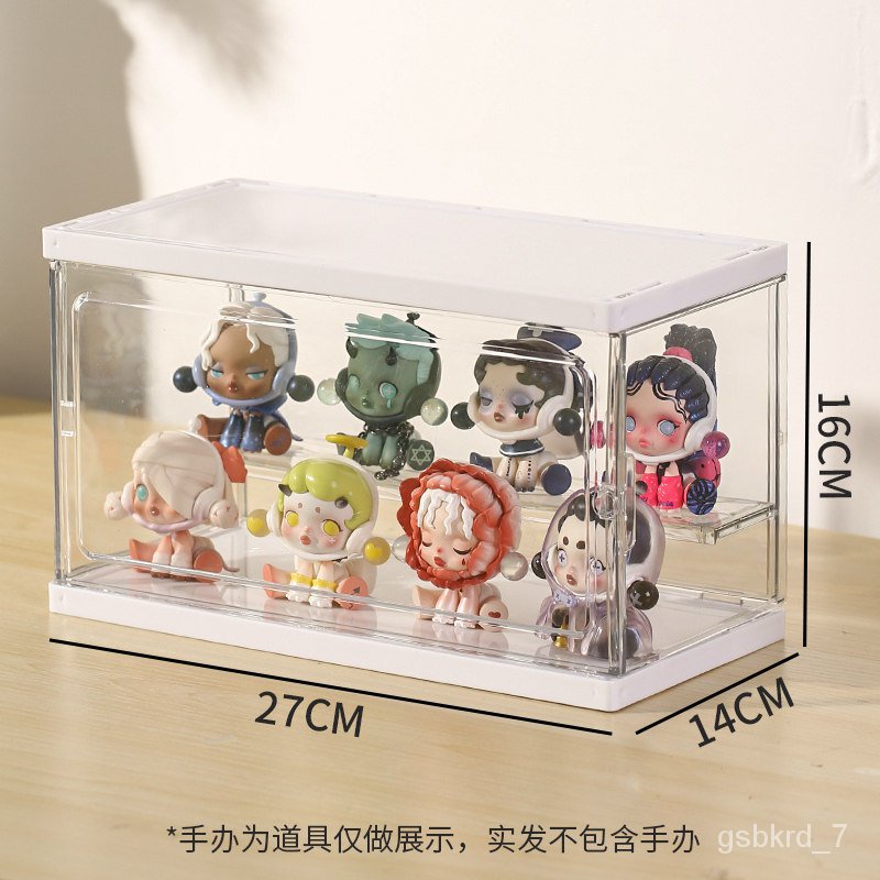 popmart display box Blind Box Storage Display Stand Transparent Large ...