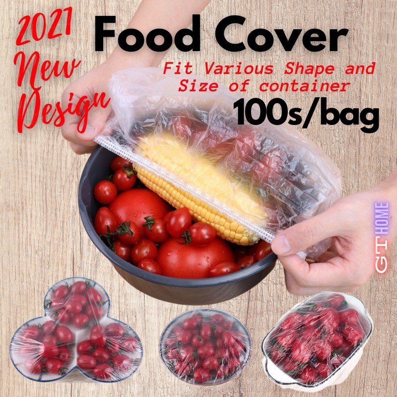 Food Grade Plastic Food Wrap Cover Kitchen Food Storage Cover Easy to