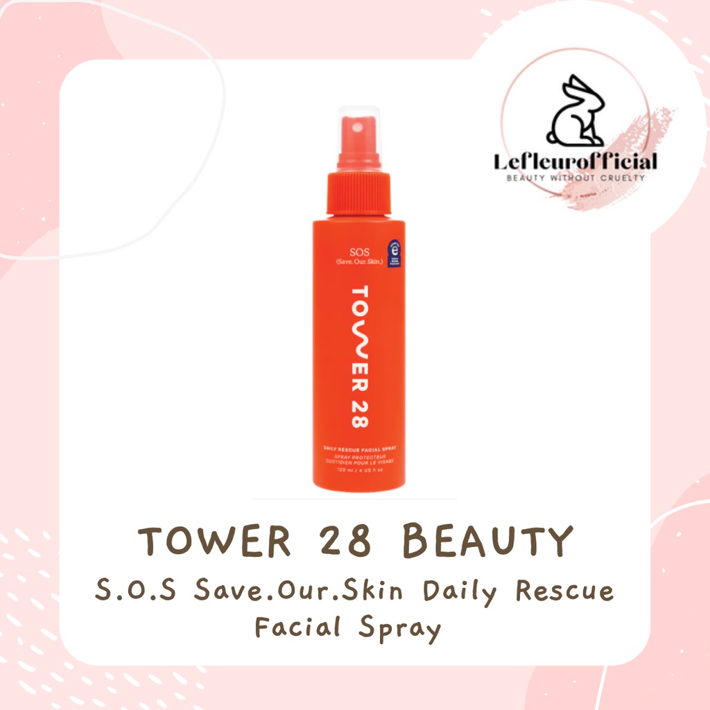 Tower 28 Beauty SOS Save.Our.Skin Daily Rescue Facial Spray Shopee Singapore