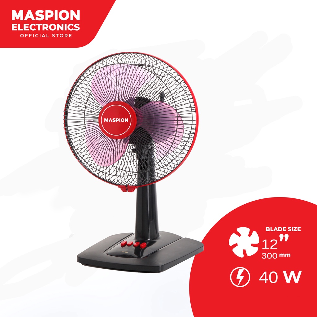 Maspion Kipas Angin Meja Desk Fan 12 Inch EX-307 - Gambar 3