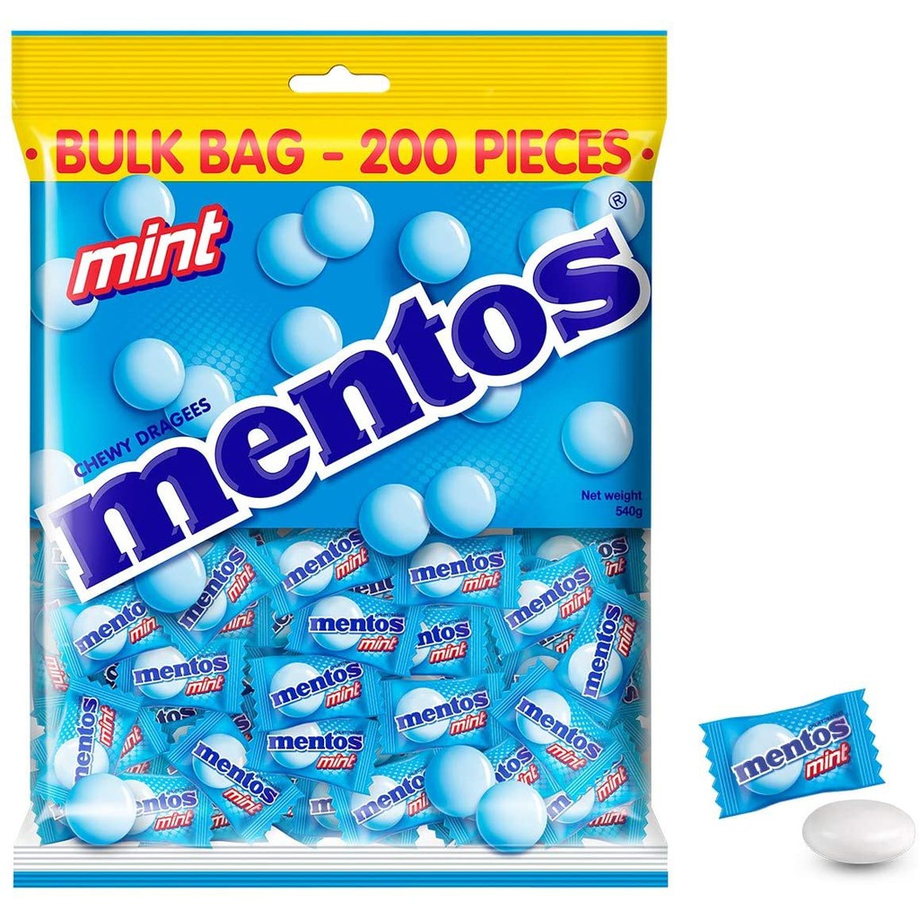 Mentos Mint Bag 200s (Halal) Shopee Singapore