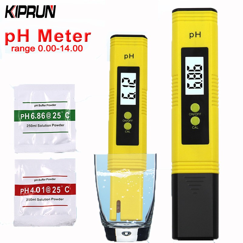 KIPRUN Digital LCD PH Meter Pen, Digital TDS Tester TDS EC Water Purity PPM Filter Temperature Tester Pen, Tester Accuracy 0.1 Aquarium Pool Water  Urine Automatic Calibration