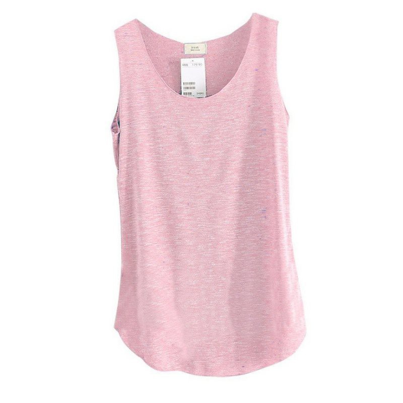【Ready stock 】Women's top UNeck Tank Tops Sleeveless Loose TShirt tops women tank top Shopee