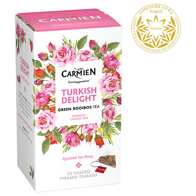 Carmien Brand Turkish Delight Pyramid (20 teabags/pack) | Shopee Singapore