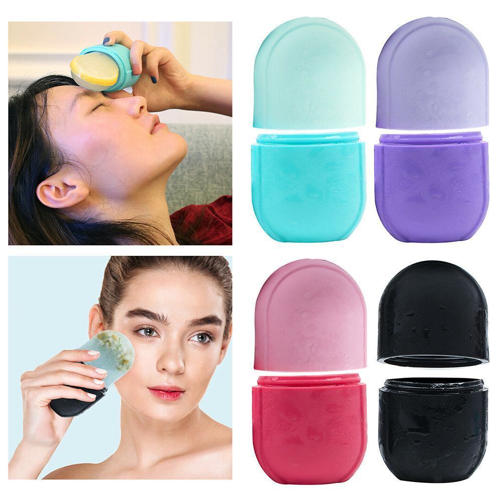 Skincare Beauty Tool Roller Silicone Ice Cube Massager Face Ice