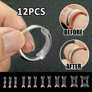 Ring Size Adjuster Silicone Invisible Sticker for Loose Rings Transparent  White Finger Ring Size Resizer Reducer Jewelry Tools