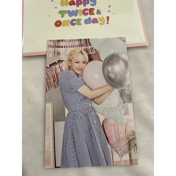 POSTCARD] Twice 6th Anniversary Trading Card PC Postcard Happy