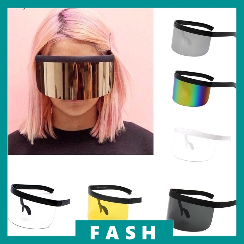 Full Face Shield Large Mirror Protective Mask Acrylic Full Face Mask