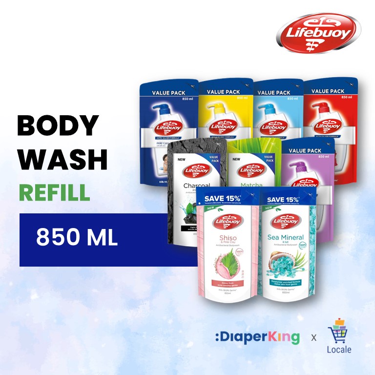 Lifebuoy Body Wash (850ml Refill Pack) Shopee Singapore