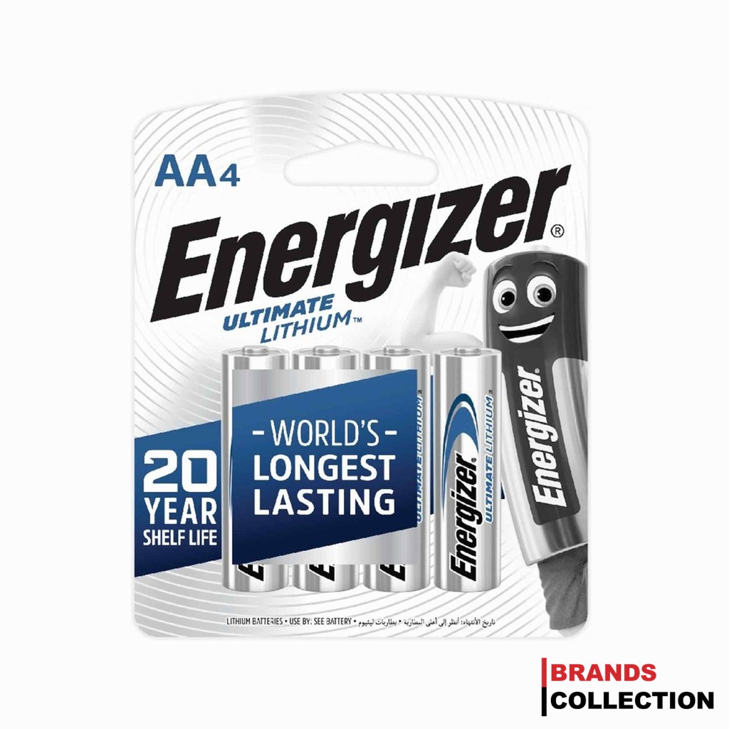 Energizer AA Ultimate Lithium Battery, the world's longest lasting batteries with leak proof