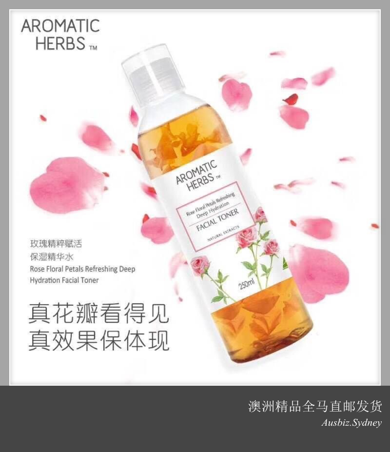 Aromatic Herbs 玫瑰水 Rose Floral Petals Refreshing Rose Deep Hydration ...