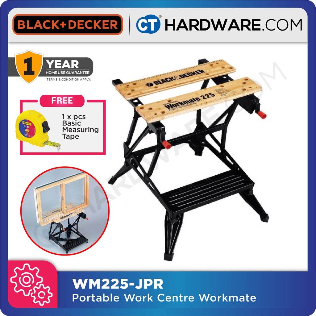 Black/Decker Workmate 225: Folding Portable Workbench/Vice - tools