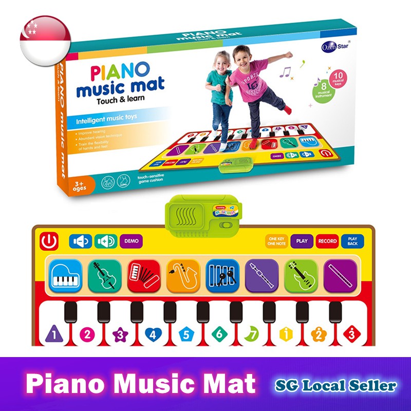 ?SG Ready Stock?Baby/Kid Piano Musical Mat/Carpet★Educational Interactive Toy☞Premium Quality√Waterproof √Lowest Price?