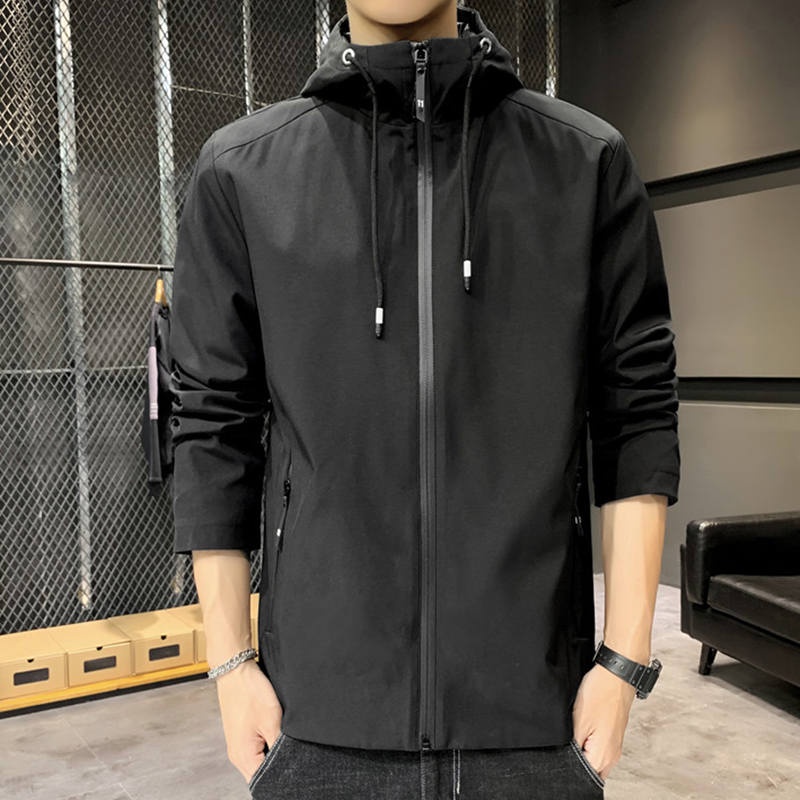 Jaket lelaki Waterproof and windproof jacket Men's High Quality Spring ...