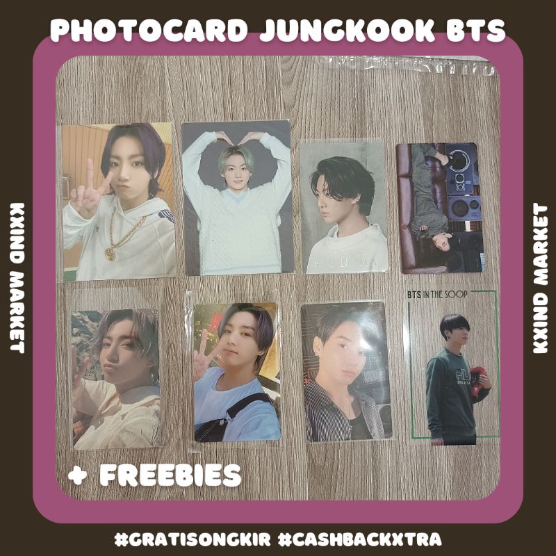(OFFICIAL) Photocard Jungkook bts Butter Cardigan Fila Sowoozoo LD