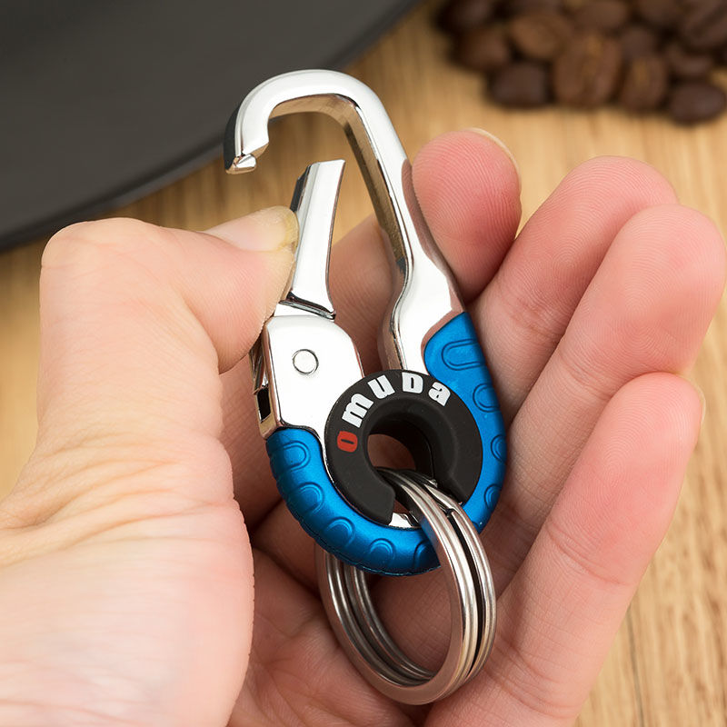Omuda genuine keychain men and women waist hanging personality creative car key ring pendant couple simple keychain Shopee Singapore