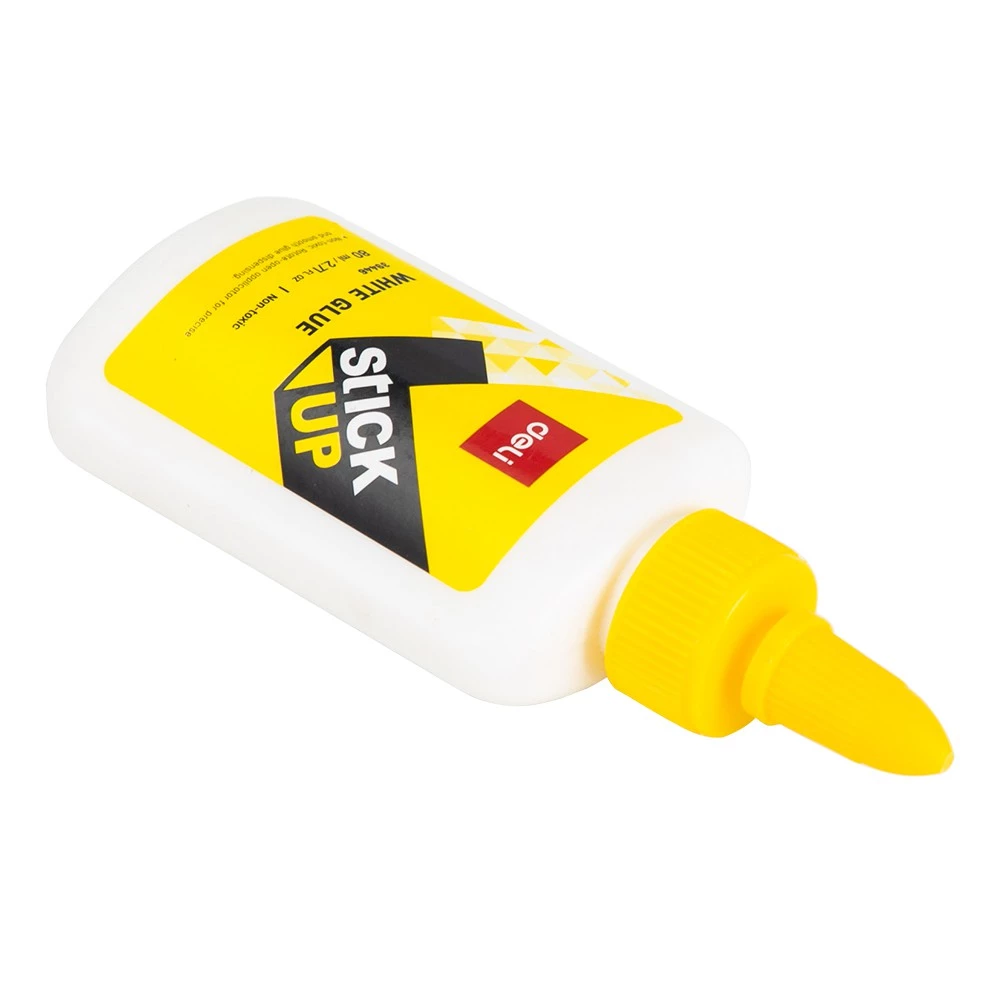 Deli Lem Cair Liquid Glue Putih White 40/80/120/230 ml Peralatan Sekolah Kantor Murah Cheap E3944X - Gambar 3