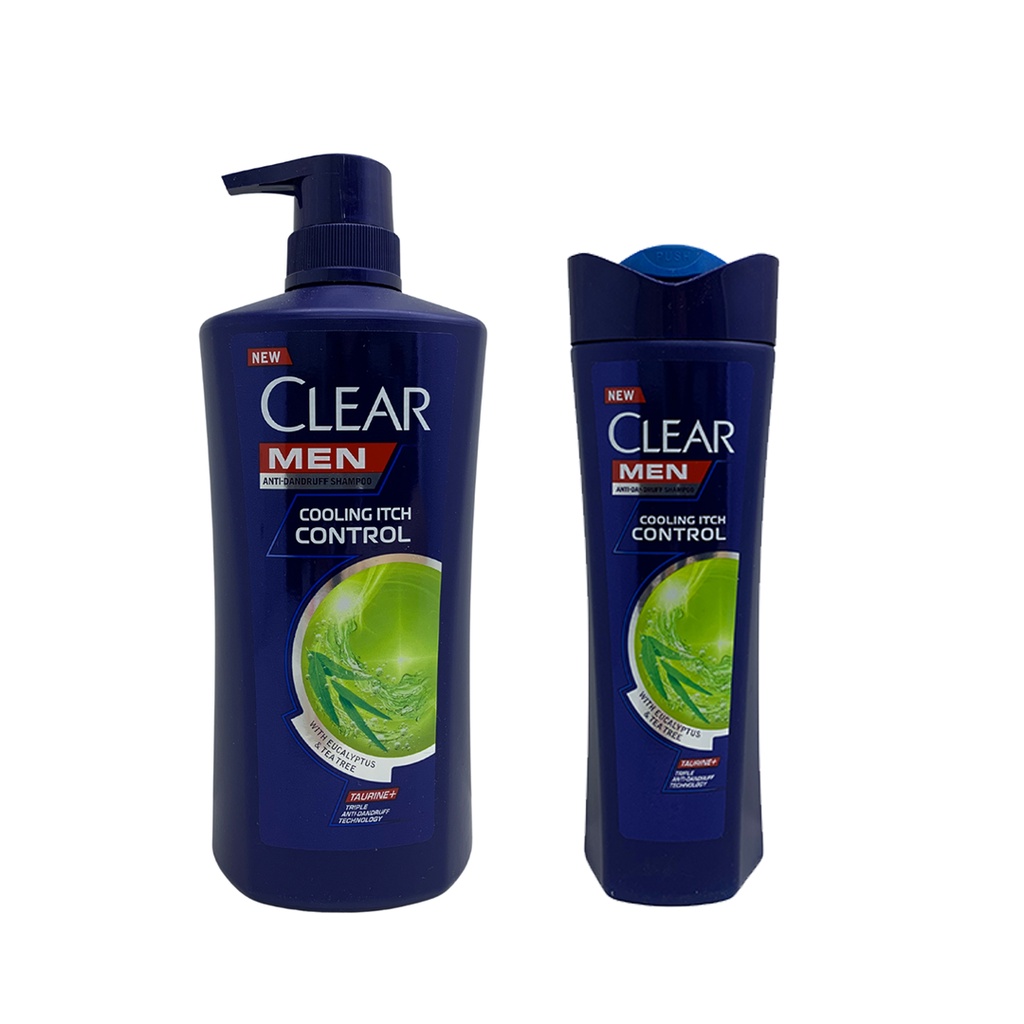 Clear Men Cooling Itch Control Anti-Dandruff Shampoo 315ml / 650ml ...