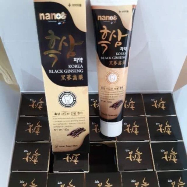 Korean premium Nano black ginseng toothpaste 150gr | Shopee Singapore