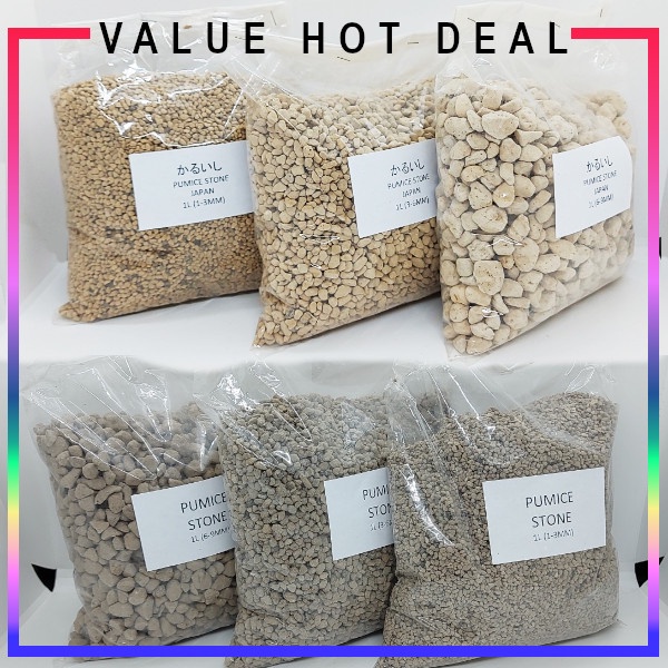 Volcanic Pumice Stones For Potting Plants (JAPAN / CHINA) Shopee