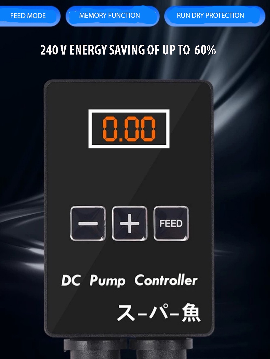 Japan kurfish energy saving sine wave DC aquarium powerhead pump DC1500 ...