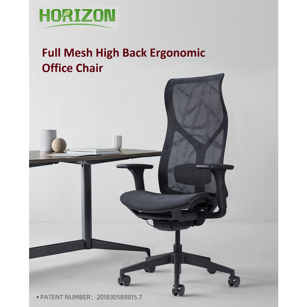 Full Mesh High Back Ergonomic Computer Chair | Shopee Singapore